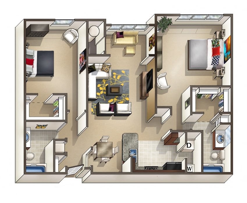 Midtown At Camp Springs B1 Floor Plan Midtown At Camp Springs B1 Floor Plan